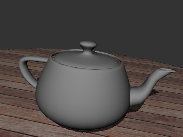 teapot, diffuse term